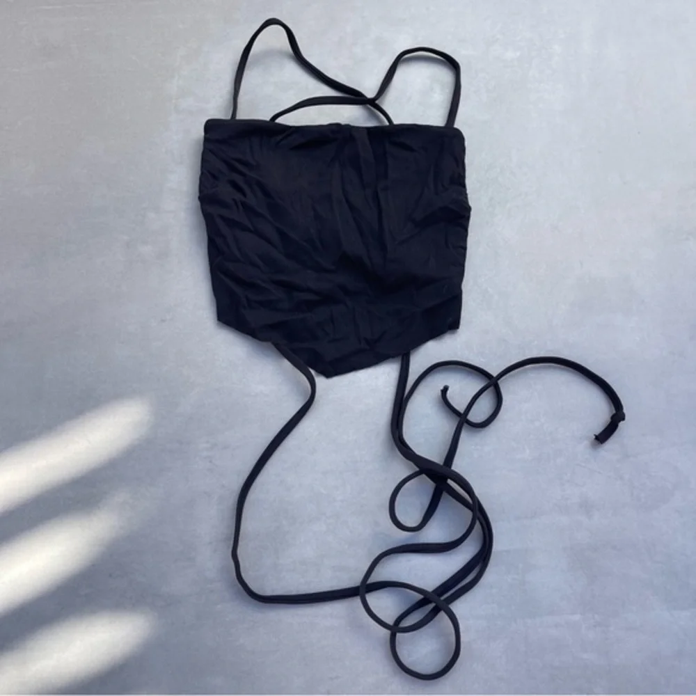 Toluca Swim Lace-Up Halter Bikini